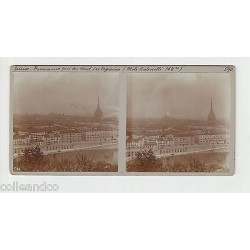 Vue Stéréoscopique Stéréo ITALIE TURIN Eglise Gran Madre Di Dio...