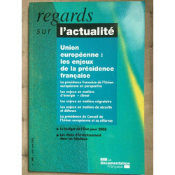 Regard sur l'actualité Union européeenne les enjeux n340 avril mai...