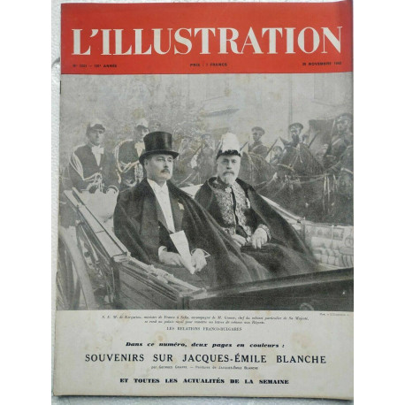 L'ILLUSTRATION 5254 20 nov