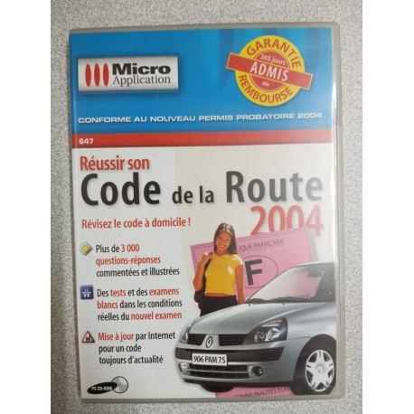 Réussir son code de la route 2004 (PC cd room)