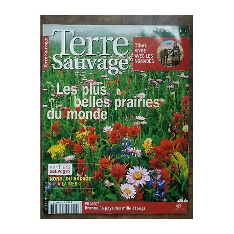 Terre Sauvage n183 Mai 2003 Le plus belles prairies du monde