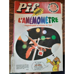 Magazine Pif Gadget n 368 l'anémomètre 1976