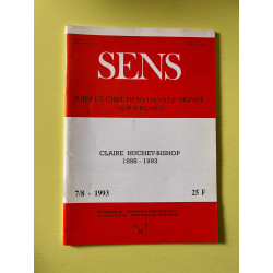 Sens n180 Juifs et chrétiens dans le monde aujourd'hui juilletaoût...