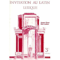 LATIN 3EME INVITATION AU LATIN. Lexique