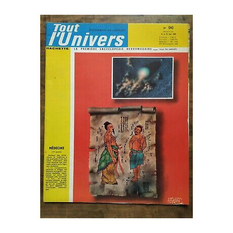 Tout l'Univers Nº 96 hachette 14 au 21 Août 1965