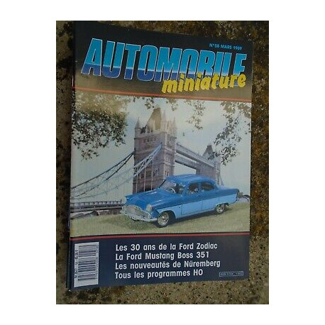 Automobile Miniature n 58 Mars 1989