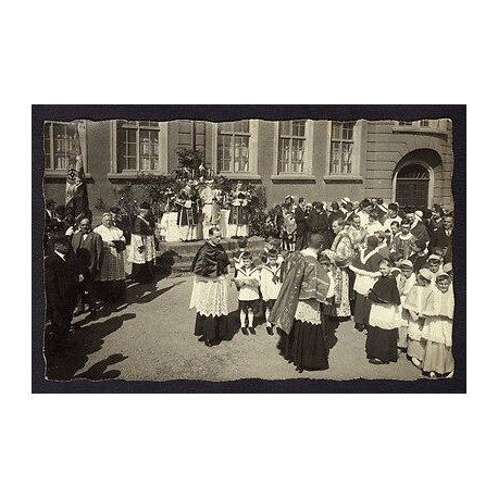 CP Carte Photo Religieuse MULHOUSE 68 Haut-Rhin