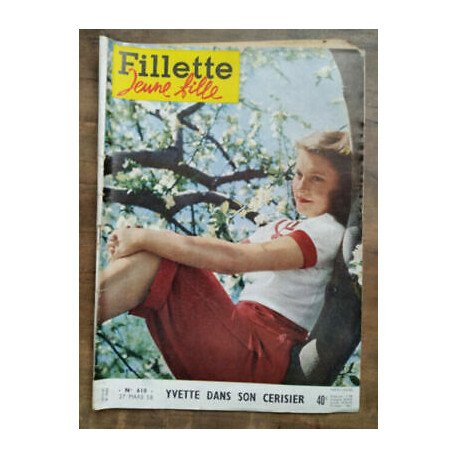 Fillette jeune fille n610 27 Mars 1958