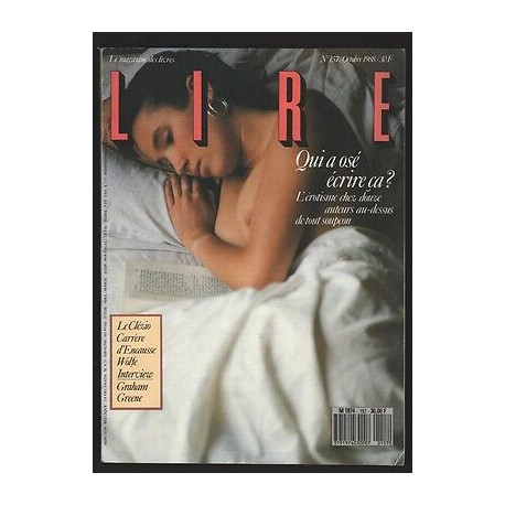 LIRE n157 Le Magazine des Livres Octobre 1988