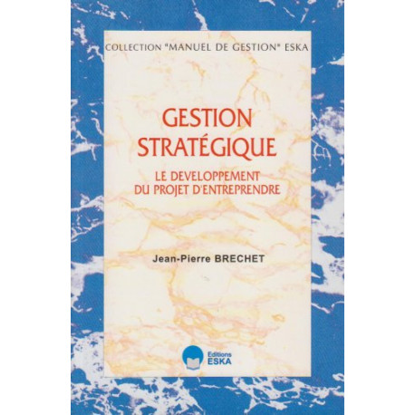 Gestion stratégique: Le développement du projet d'entreprendre