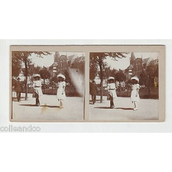 Vue Stéréoscopique Stéréo 67 STRASBOUR Place Kléber Alsace