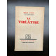 Le théâtre Notes et maximes hachette