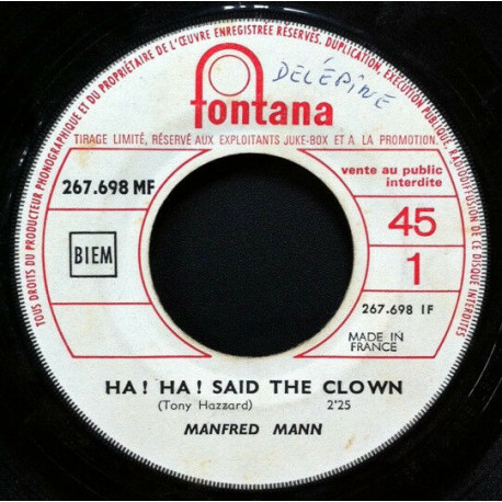 Ha! Ha! Said The Clown