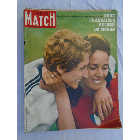 Magazine Paris Match - 1064 - septembre 1969 - Deux françaises...