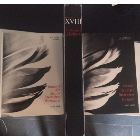 Coffret 2 livres: MANUEL DES ETUDES LITTERAIRES FRANCAISES XVIIème...