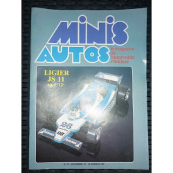 Minis Autos n72 LIgier JS 11 citroën Feu de Forêt 1933 Novembre 1981