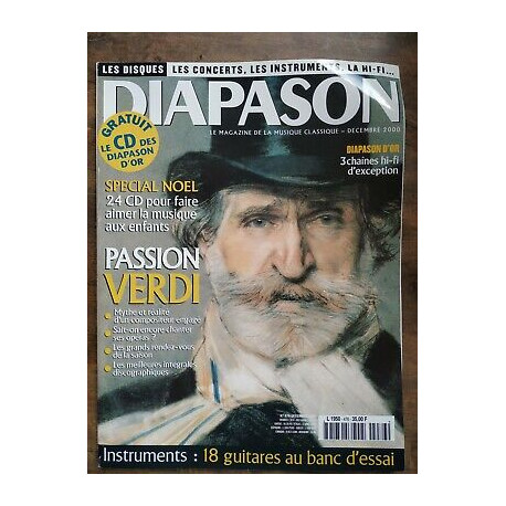 diapason Le Magazine de la Musique Classique Nº476 Décembre 2000