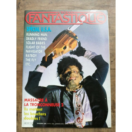 l'écran Fantastique Nº 74 Novembre 1986