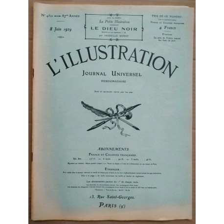n4501 8 Juin 1929 La Petite Illustration n433 8 Juin 1929