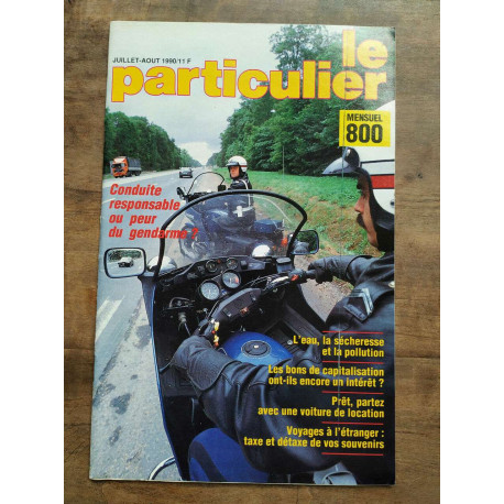 Le Particulier n800 juillet août 1990