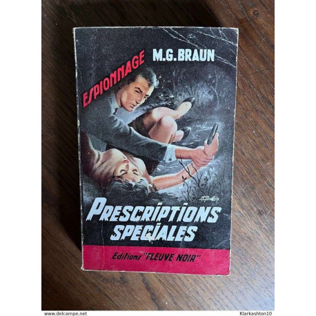 Prescriptions speciales n281 Fleuve noir Espionnage