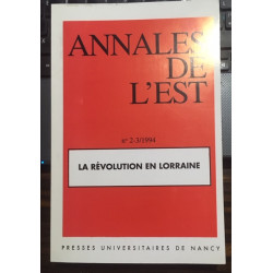 N°2-3/1994 LA REVOLUTION EN LORRAINE
