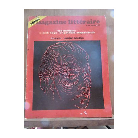 Magazine Littéraire n64 dossier Caldwell