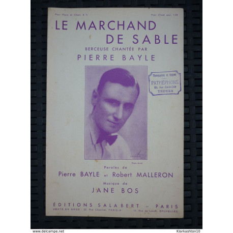 Le marchand de sable berceuse par Pierre Bayle