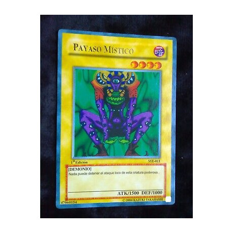 Payaso Mistico SYE-011 Yu-Gi-Oh