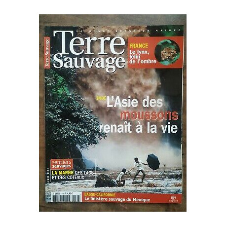 Terre Sauvage n176 Septembre 2002 inde L'Asie des moussons renaît...