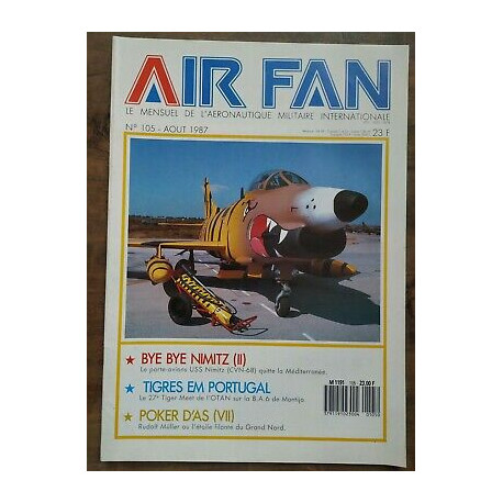 Air Fan Le Mensuel de L'aeronautique Militaire Nº 105 Août 1987