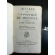 Oe Uvres de J.B. Poquelin de Moliere. Tom 1 2 3 1799
