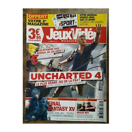 Jeux Vidéo Magazine Nº 184 Mai 2016