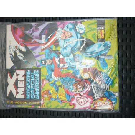 Méga Scoop n3 x men Magazine spécial anniversaire comics semic