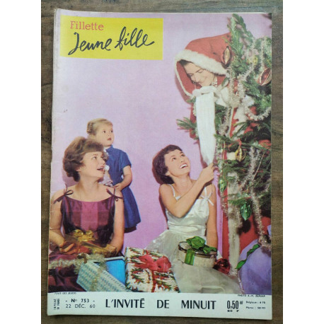 Fillette jeune fille n753 22 Décembre 1960
