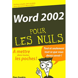 Word 2002 Poche Pour les Nuls