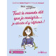 Tout le monde dit que je maigris... Je décide d'y réfléchir