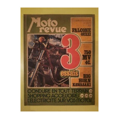 Moto Revue Nº 2071 Spécial Tourisme Avril 1972