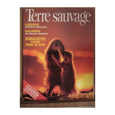 Terre Sauvage n83 avril 1994 lubéron kalahari suricates