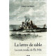 La lettre de sable ou les trois tondus D pelée