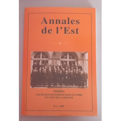 Annales de l'Est N°2 - 1997 - Dossier: les elites politiques dans...