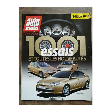 Action auto Moto hors série Nº 54 1001 Essais édition 2008