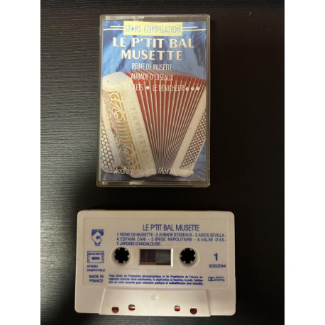 K7 Audio : Le P'tit Bal Musette - Stars Compilation