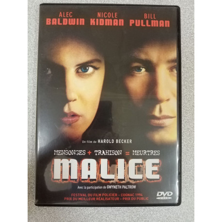 Dvd - Malice (Alec Baldwin)