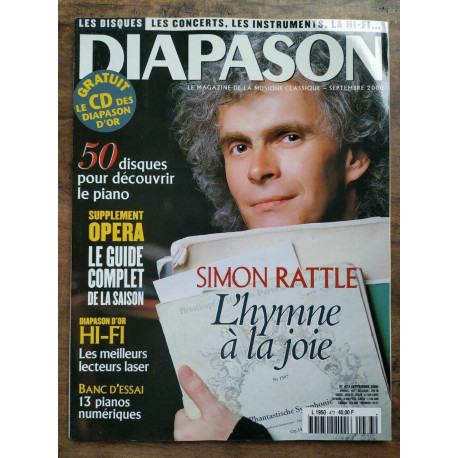 diapason Le Magazine de la Musique Classique Nº473 septembre 2000