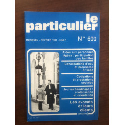 Le patriculier n°600 FEVRIER 1981