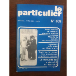Le patriculier n°603 APRIL 1981