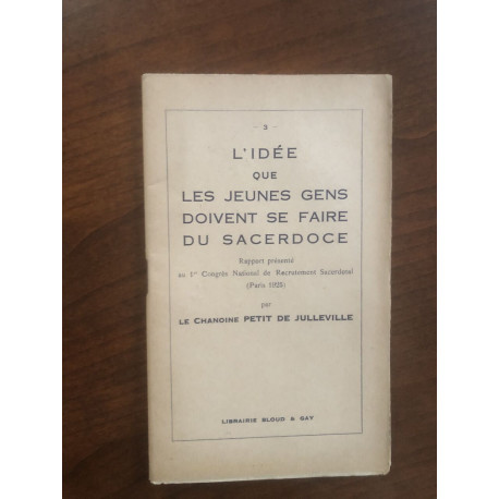 l'idee que les jeunes gens doivent s'en faire
