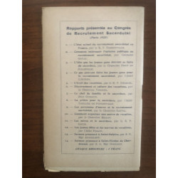 Discernement et culture des vocations