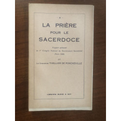 La prière pour le sacerdoce